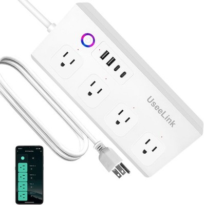 Matter Power Strip Surge Protector, USB C 20W, APP Control Alexa, Apple, SmartTh