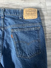 Vintage Levi's Orange Tab Men's Blue Denim Straight Jeans Medium Wash Size 38x30
