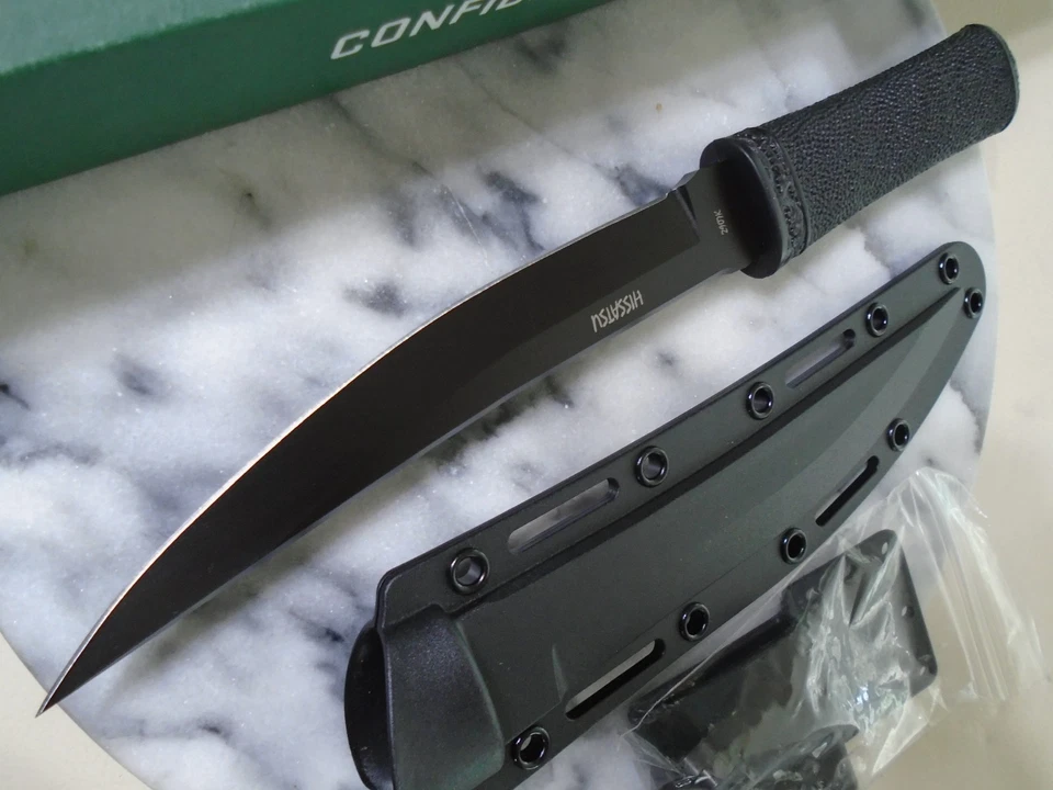 CRKT Hissatsu Fixed Blade Tactical Knife 2907K 440A Blackout Tanto 12" Overall - Image 3 of 4