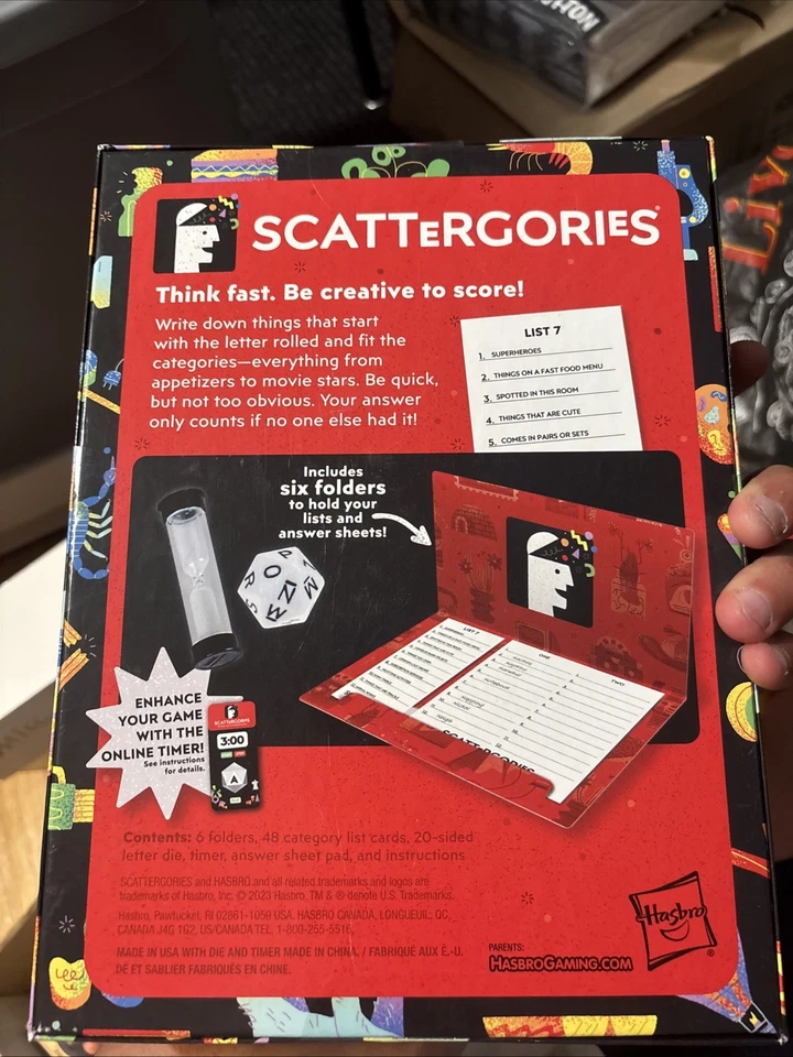 Scattergories Caja Nueva Foto 3 de 4
