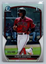2023 Bowman Ruben Santana Chrome Prospects Refractors #/499 #BCP-42