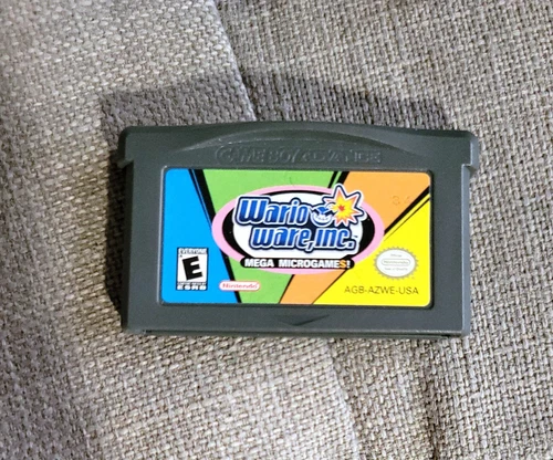 WARIO WARE INC. Mega Microgames Nintendo Game Boy Advance GBA - AUTHENTIC