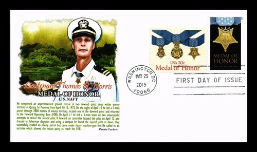 US COVER MEDAL OF HONOR NAVY FIRST DAY ISSUE COMBO PANDA CACHET