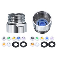 Shower Flow Reducer Limiter Set,2 Pcs Restrictor Valves, 4 Pcs Washers