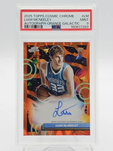 2025 Topps Cosmic Chrome Liam McNeeley Base (PSA 9)