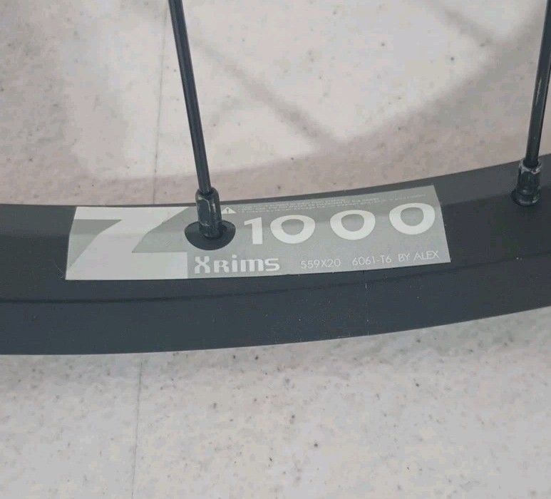 Alex XRIMS Z-1000 Rear 26 Inch Bike Wheel 32 Hole 6061-T6 ETRTO