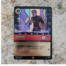 Disney Lorcana Agnarr King of Arendelle Storyborn Mentor King Holo 114/204