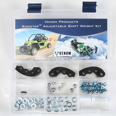 Pesas de embrague ajustables Venom Products Gallo para embrague Arctic Cat Drive - Foto 2 de 4