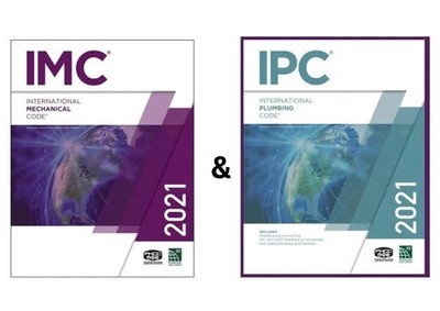 2021 IPC and 2021 IMC combo pack|2021 International Plumbing Code book|2021 Inte