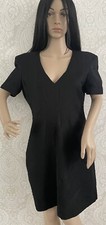 ZARA dress formal casual Studio Collection Formal Midi WOOL BLACK Size L BNWT