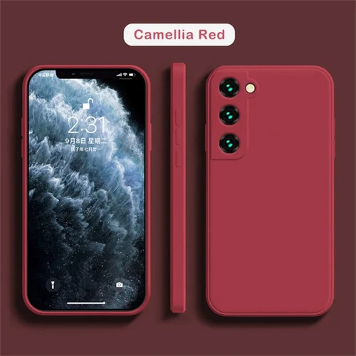 Neu Flüssig Silikon Hülle für Samsung Galaxy S24 S20 S21 S22 S23 Soft Shell Case - Bild 8 von 17