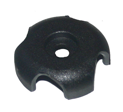 NAUTOS HPN118 - KAYAK LACING BUTTON - 4 HOLES - BLACK - 4 PIECES