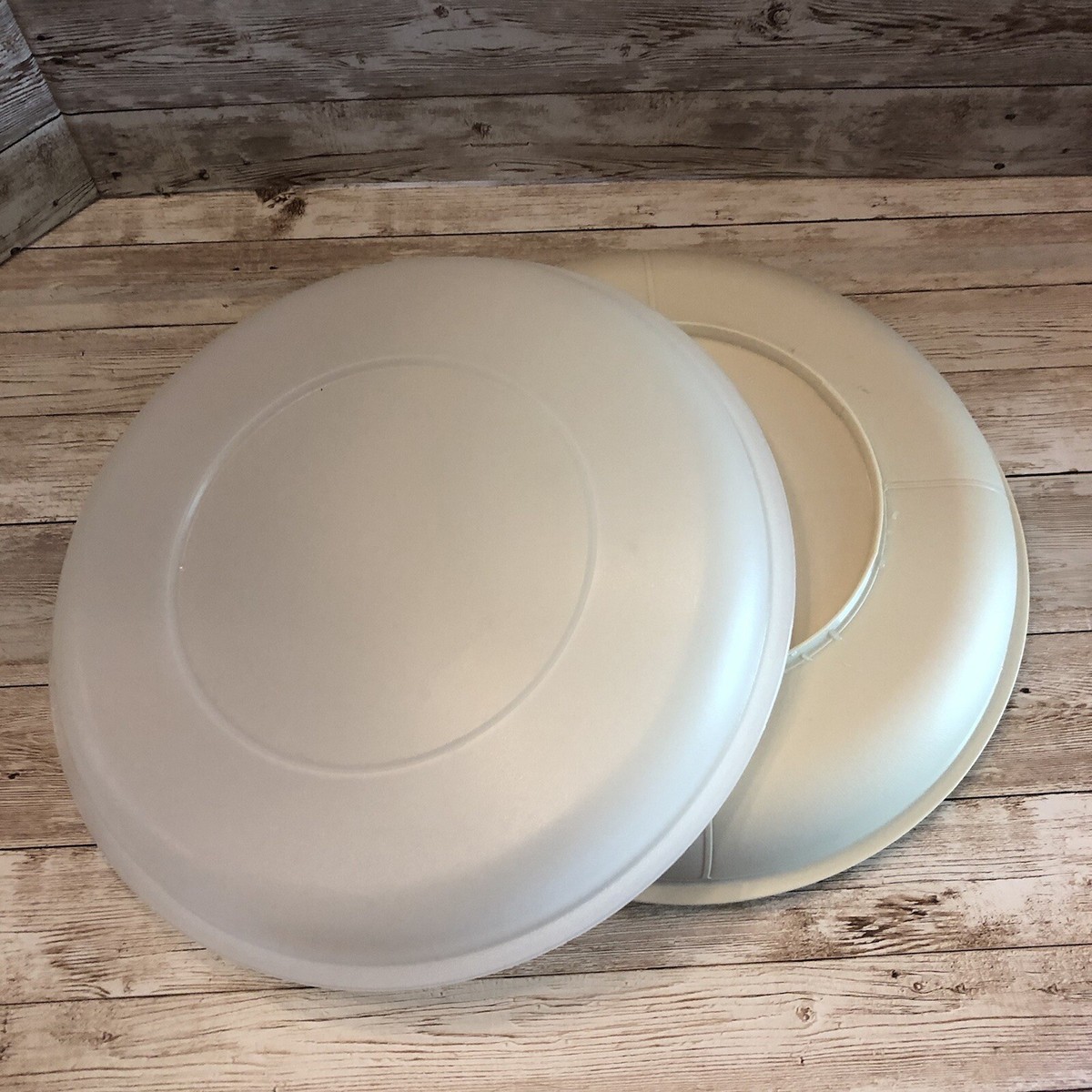 Vintage Tupperware 1708-6 Tray & 1709-5 Lid Divided Vegetable Toppings Dish