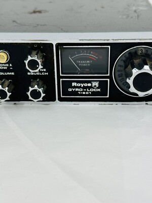 Vintage Royce Gyro-Lock 1-601 CB Radio Transceiver w/ Mic FOR