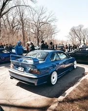 DTM-RW01 White 17x8.5 +35 BMW 5x120 BMW E46 325i 323 sedan coupe Standard fit