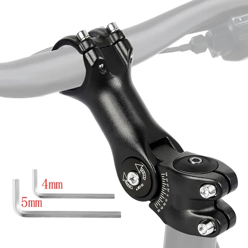 MTB Bicicleta Bicicleta Elevador Manillar ALUMINIO Extensión de Potencia Ciclo Ajustable DE - Imagen 1 de 14