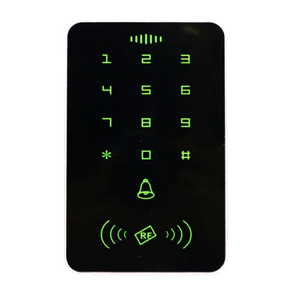 Teclado de contraseña de acceso a puerta lector de tarjetas RFID control de entrada de seguridad antivandálico Foto 3 de 4