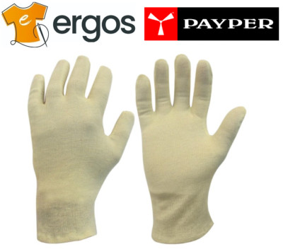 PAYPER 12 Paar U-HANDSCHUHE CO Unterhandschuh 100% Baumwolle weich unter Handschuh