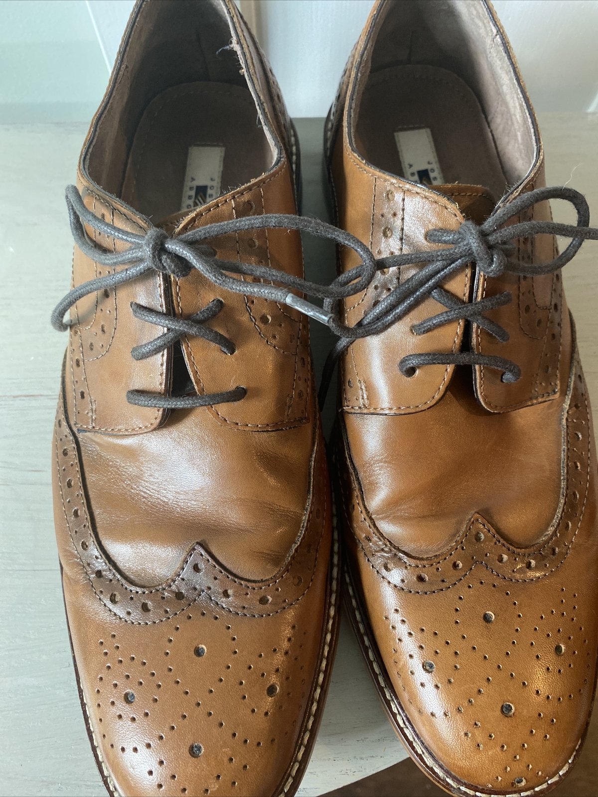 joseph abboud owings cap toe oxfords