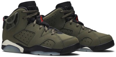 Size 3 - Jordan 6 Retro x Travis Scott Mid Olive
