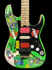 Charvel Guitar So Cal, Steve Vai Green Meanie Likeness By Judah Guitars