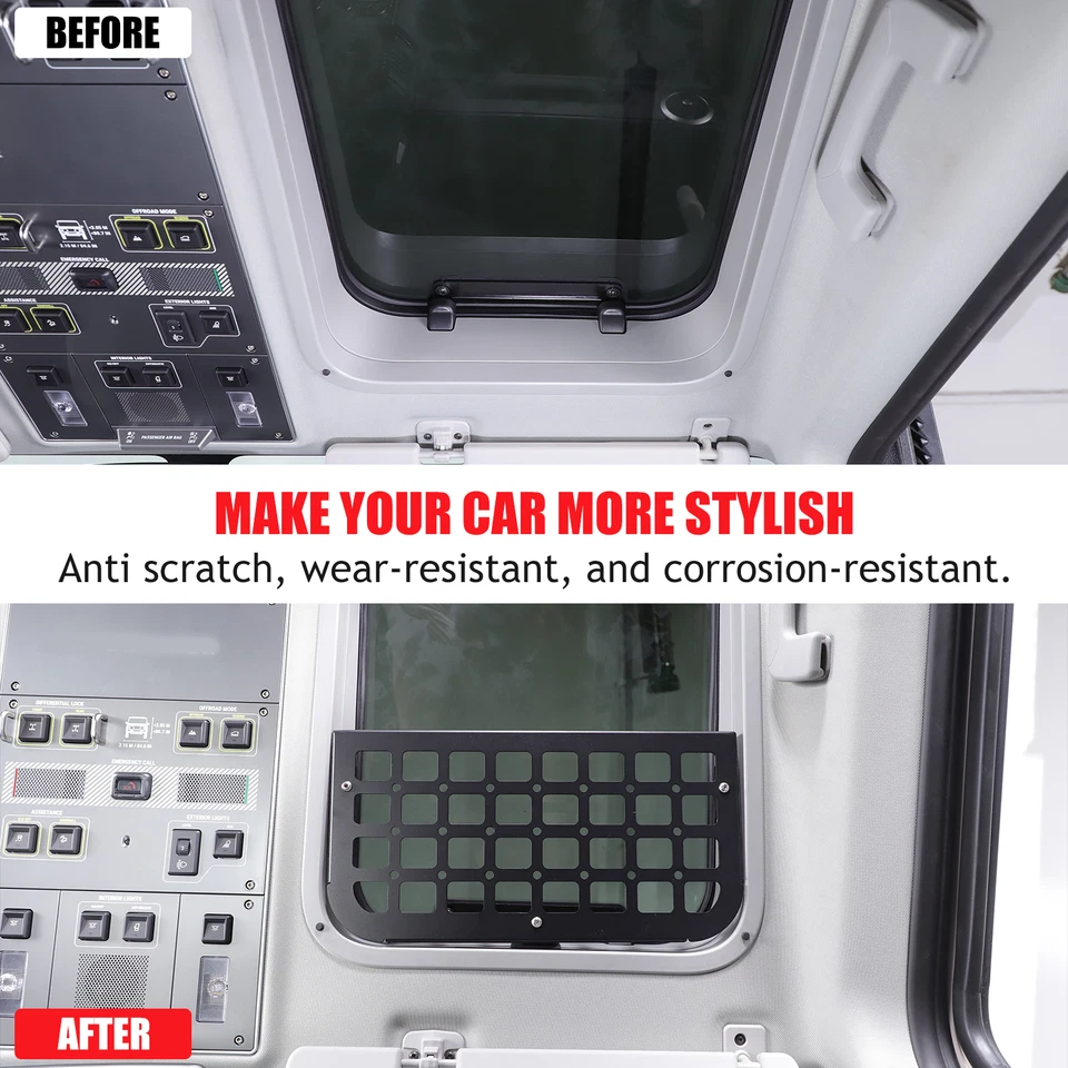 Right Side Overhead Storage Organizer MOLLE Panel For Ineos Grenadier 2022-2024 - Image 4 of 4