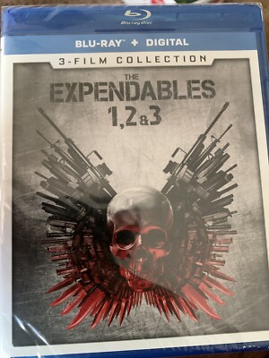 The Expendables: 3-Film Collection (Blu-ray Disc 3-Disc Set) NEW