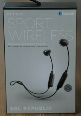 Bluetooth Earbuds Sol Republic Relays New Factory Sealed! Sol