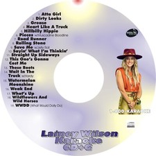 CUSTOM KARAOKE LAINEY WILSON 19 GREAT SONG cdg CD G RARE HARDY JELLY ROLL MORE