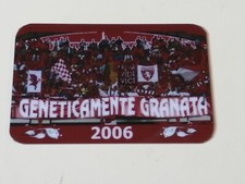 Tessera Ultras Torino Geneticamente Granata No Sciarpa Adesivo Toppa Spilla