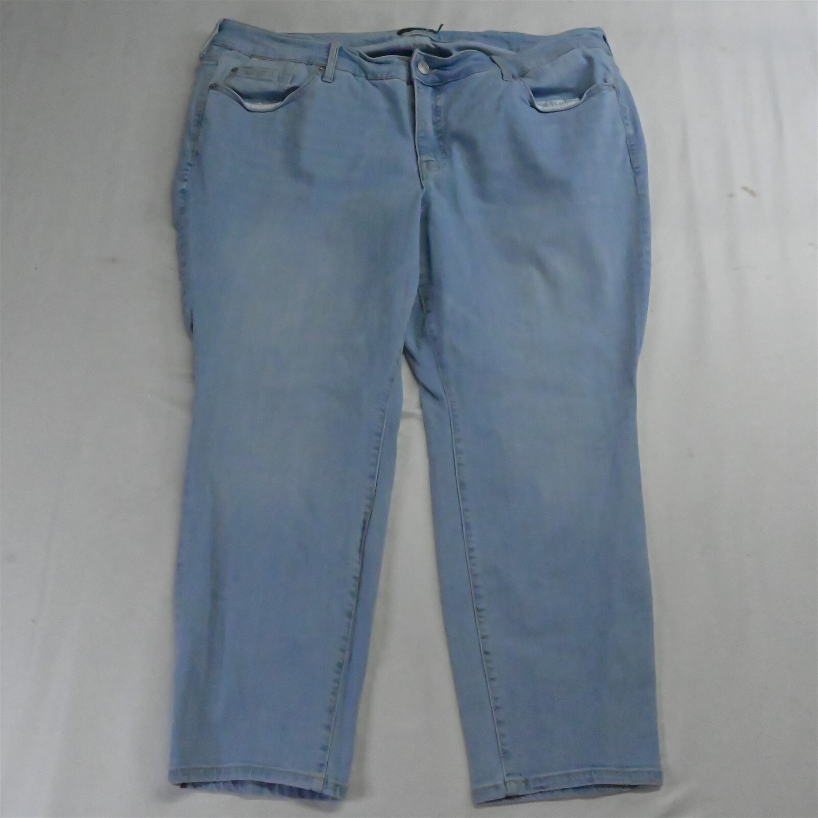 Torrid 22 Plus Skinny Ankle Light Wash Stretch Denim Plus Womens Jeans