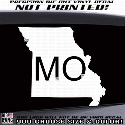 Missouri MO Home State Vinyl Decal Sticker Simple Modern Car Truck Window Native