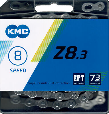 KMC Z8.3 EPT Kette 8 fach Anti-Rost Fahrradkette 114 Links