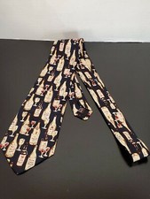 Museum Artifacts Wine Bottle Tie - All Silk - Made in USA