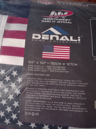 NFL Baltimore Ravens Denali Blanket: Purple: 60"X 50": USA Made: Brand New - Picture 3 of 4