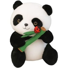 Do Meng Bamboo Ladybug Panda Doll Plush Toy Doll Birthday Gift