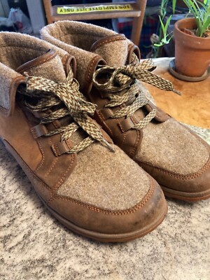 Chaco Boots Mens Size 13 Brown Tan Suede Chukka Ankle Casual Wool Lined Boots Chaco Men main image 3