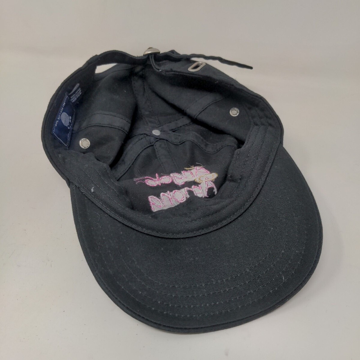 Hyp Hats Men's Slideback Cap Black Size OSFA Embroidered Angels