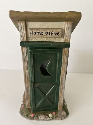 Transtar Intl '' Home Office '' Outhouse Ceramic - No Light