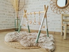 Arche D'activité Montessori Bébé Portique En Bois