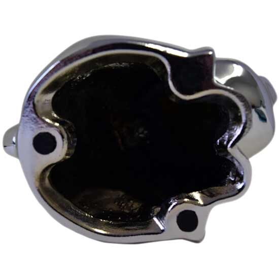 Universal Pig Hood Ornament For Semi Trucks – Satin Black Cast Metal