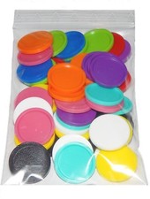 5 Einkaufswagenchips Bunt Gemischt EKW Chip Pfandmarken Wagenchips