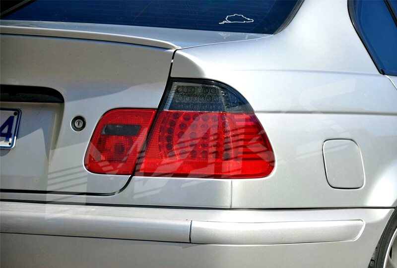 Smoked Red LED Tail Lights for BMW E46 9801 Sedan 318i 320i 323i 325i