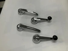 47-66 Chevy Gmc Pickup Chrome Interior Inside Door Handles Window Cranks 1947-66