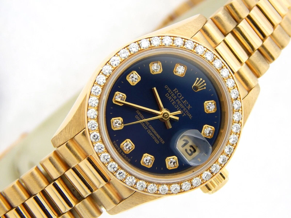 Rolex datejust femme or jaune new arrivals