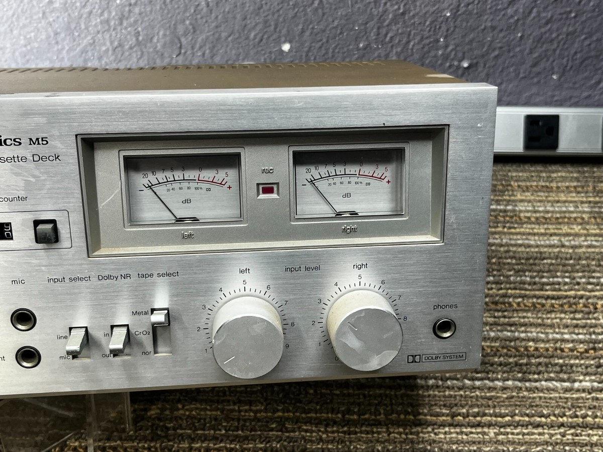 Technics RS-M5 Stereo Cassette Tape Deck Player 2-Head - PARTS