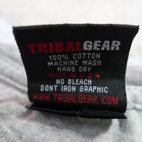 Vintage Tribal Gear Shirt 2XL Gray Y2K Made in USA - Picture 7 of 11