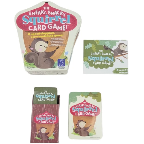 Educational Insights The Sneaky, Snacky Squirrel Card Game COMPLETE