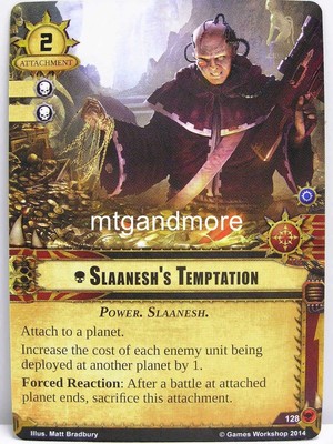 Warhammer 40000 Conquest LCG - Slaanesh's Temptation  #128 - Descendants of Isha