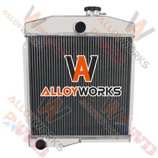 4 Row Aluminum Radiator For 1959-1971 Jeep Cj3 Cj5 Cj6 Jeep Willys 2.2l 3.7l Mt